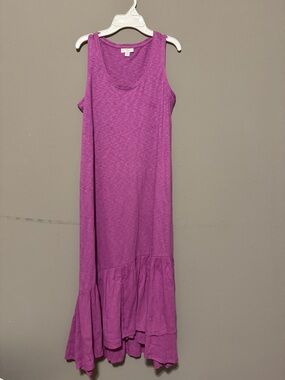 J. Jill Bright Magenta Short Sleeve Knit Top